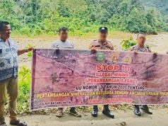PETI Batang Natal Terang-terangan, Spanduk Diduga Senjata Tipu Aparat
