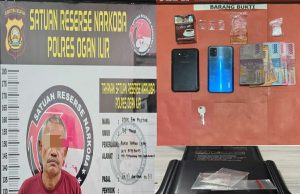 Pengedar Sabu di Indralaya Utara Ditangkap, Polisi Amankan 3 Paket Sabu Siap Edar