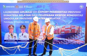 Sumsel Jadi Provinsi Percontohan Traceability Ekspor Nasional, Go-Export Resmi Diluncurkan