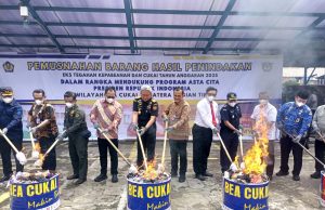 Tutup 2025 dengan Kinerja Impresif, Bea Cukai Sumbagtim Musnahkan Barang Ilegal Senilai Rp45,8 Miliar