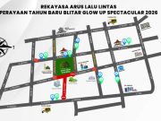 Perayaan Malam Tahun Baru 2026, Polisi Terapkan Rekayasa Lalu Lintas di Alun-Alun Kota Blitar