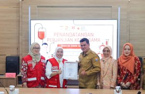 PMI dan DLH Kota Palembang Jalin Kerja Sama Atasi Krisis Stok Darah