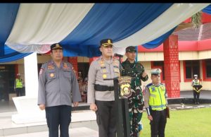 Polres Banyuasin Gelar Apel Pasukan Operasi Lilin Musi 2025, Perkuat Sinergi Pengamanan Natal dan Tahun Baru