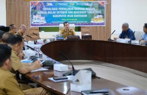 Pemkab Muba Gelar Sosialisasi Penyaluran Bantuan Pangan untuk Alokasi Oktober–November 2025