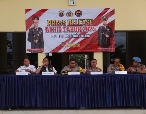 Kamtibmas Menurun Sepanjang 2025, Polres Muratara Sampaikan Capaian dan Penghargaan di Akhir Tahun