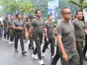 Dandim 0418 Palembang Hadiri Jalan Santai Kodam II Sriwijaya, Perkuat Kebugaran dan Soliditas Prajurit