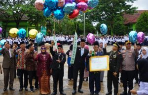 Bupati OKI Apresiasi Pengabdian ASN Kemenag pada Peringatan HAB: Penganugerahan Penghargaan Nasional