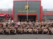 Kapolres Lahat Pimpin Upacara Korp Raport, 82 Personel Resmi Naik Pangkat Periode 1 Januari 2026