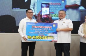 Pemkot Palembang Cairkan Rp47,7 Miliar untuk THR, TPG, dan Gaji ke-13 Guru: Janji Ratu Dewa Resmi Terlaksana