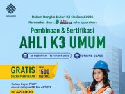 Kemnaker Buka Pembinaan dan Sertifikasi Ahli K3 Umum Gratis, Peserta Hanya Bayar PNBP Rp420 Ribu