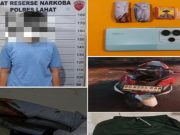Pemuda Diduga Edarkan Ganja di Tepian Ayek Lematang Ditangkap Polisi, Satresnarkoba Lahat Kejar Pemasok