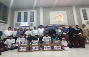 Sambut Ramadan 1447 H, PT Tirta Sriwijaya Maju Berbagi Bersama 175 Anak Panti di Palembang