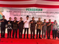 Ketua DPRD Muratara Hadiri Peresmian Rumah Jabatan Eselon IV Kejari Lubuk Linggau, Dorong Sinergi Penegakan Hukum
