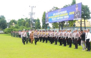 Polres Lampung Timur Resmi Gelar Operasi Keselamatan Krakatau 2026, Fokus Tekan Pelanggaran dan Kecelakaan Lalu Lintas