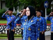 Jelang Ramadhan, Pemkab Banyuasin Gelar Apel Gabungan, Wabup Netta Ajak ASN Perkuat Mental dan Spiritual