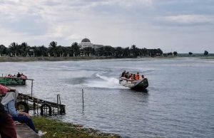 Wisata Alam Tanjung Senai Dipadati Pengunjung, Arus Lalu Lintas Menuju KPT Indralaya Sempat Padat