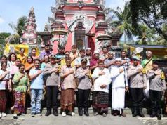 Kapolda Sumsel Kunjungi Pura Agung Sriwijaya, Perkuat Kamtibmas dan Toleransi Umat Hindu Bali di Palembang