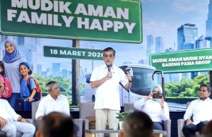 Menaker Tekankan Hubungan Industrial Humanis, Lepas Mudik Gratis Pekerja PT Pamapersada Nusantara