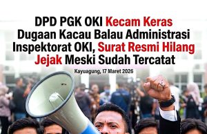 DPD PGK OKI Soroti Dugaan Buruknya Tata Kelola Administrasi Inspektorat, Surat Resmi Tak Terlacak