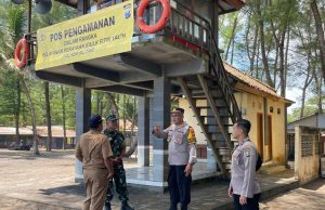 Pasca Hari Raya Idulfitri 1447 H, Polisi Blitar Patroli Tempat Wisata di Pantai Serang