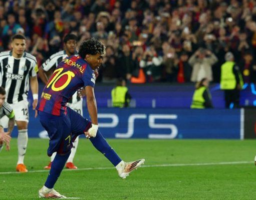 Barcelona Hancurkan Newcastle 7-2 di Liga Champions 2026, Penalti Lamine Yamal Jadi Titik Balik
