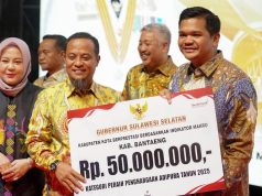 Penghargaan Adipura 2025 Bantaeng Raih Apresiasi Rp50 Juta dari Pemprov Sulsel