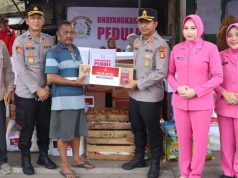 Bantuan Korban Kebakaran Ogan Ilir Disalurkan Polres dan Baznas, 500 Kg Beras Digelontorkan