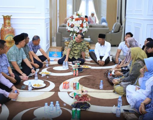 Halal Bihalal Cik Ujang di Lahat, Warga Antusias Hadiri Silaturahmi Idulfitri