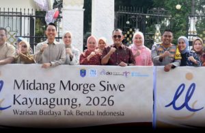 Meriah! Tradisi Midang Morge Siwe di OKI Dihadiri Sekda Sumsel Saat Lebaran