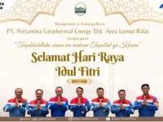 PGE Lumut Balai Sampaikan Ucapan Idul Fitri 1447 H, Tekankan Kebersamaan dan Silaturahmi