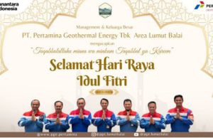 PGE Lumut Balai Sampaikan Ucapan Idul Fitri 1447 H, Tekankan Kebersamaan dan Silaturahmi