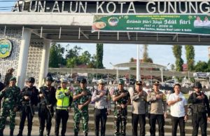 Brimob Polda Sumut Amankan Salat Idulfitri 1447 H di Sibolga, Operasi Ketupat Toba 2026