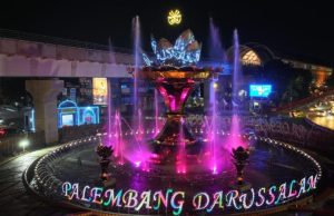 Gubernur Herman Deru Resmikan Desain Baru Tugu Air Mancur Palembang, Anggaran Rp10 Miliar