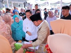 Bazar Ramadhan 2026 Palembang Resmi Dibuka Wali Kota Ratu Dewa, Warga Berburu Sembako Murah di Setda