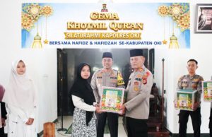 Gema Khotmil Qur’an di OKI, Kapolres Ajak Hafiz dan Hafizah Jaga Kamtibmas Tetap Kondusif