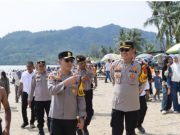 Kapolres Tapteng Monitoring Objek Wisata Lebaran, Tekankan Keselamatan Pengunjung