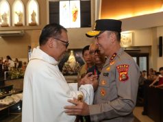 Pengamanan Paskah Palembang 2026 Dipantau Kapolda, Ibadah Berlangsung Aman dan Kondusif