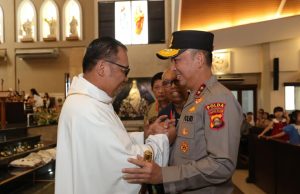 Pengamanan Paskah Palembang 2026 Dipantau Kapolda, Ibadah Berlangsung Aman dan Kondusif