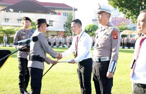 Penghargaan Personel Polda Sumsel Diberikan ke 48 Anggota Berprestasi Lintas Satuan