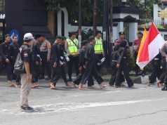 Polres Blitar Kota Kerahkan 281 Personel Gabungan Amankan Halal Bihalal Perguruan Silat