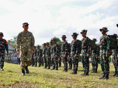 TMMD OKI ke-128 Bangun Infrastruktur Desa dan Dorong Pemberdayaan Warga Mesuji Makmur