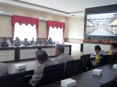 Kapolres Blitar Ikuti Zoom Meeting KAKORBINMAS BAHARKAM POLRI Bersama BHABINKAMTIBMAS