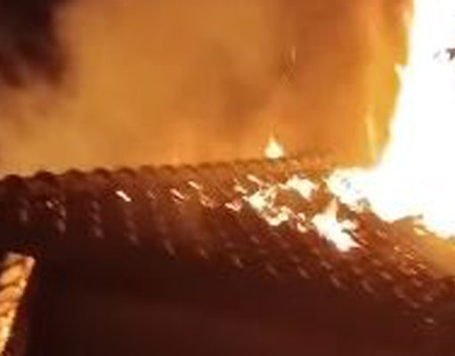 Kebakaran Dini Hari Hanguskan Rumah di Desa Tanjung Alai OKI