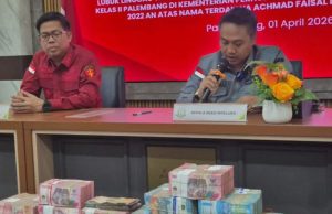 Korupsi Proyek Kereta Lahat-Lubuklinggau, Kejari Palembang Terima Pelunasan Kerugian Negara Rp1 Miliar