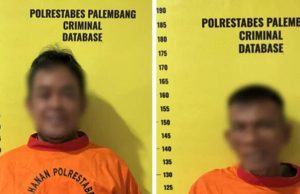 Kepemilikan Senjata Ilegal Palembang Terungkap, Dua Pria Diamankan Saat Patroli Dini Hari