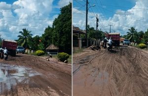 Investigasi CimutNews: Jalan Tanjung Lubuk Rusak Parah, Diduga Dampak Truk Pasir Overload dan Tambang Bermasalah