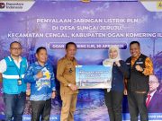 Listrik Desa OKI Resmi Menyala 24 Jam, 329 KK Sungai Jeruju Kini Teraliri PLN