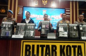 17 Kasus Narkoba Dibongkar Polres Blitar Kota, 19 Tersangka Diamankan Selama April 2026
