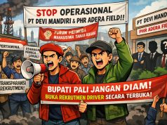 Rekrutmen Driver di PHR Adera Disorot, Forum Pemuda Mahasiswa Tanah Abang Desak Bupati PALI Tak Bungkam