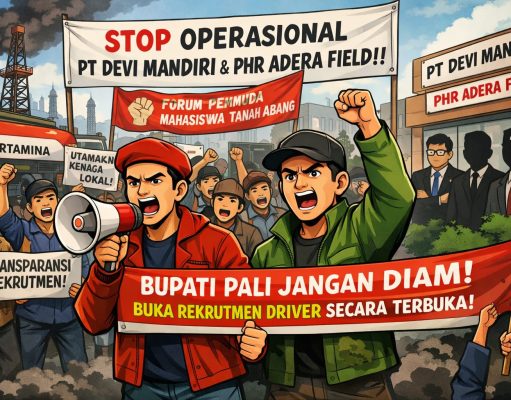 Rekrutmen Driver di PHR Adera Disorot, Forum Pemuda Mahasiswa Tanah Abang Desak Bupati PALI Tak Bungkam